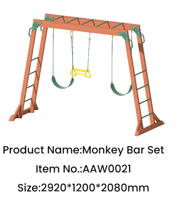 Nový design dřevěné hřiště AAW0021