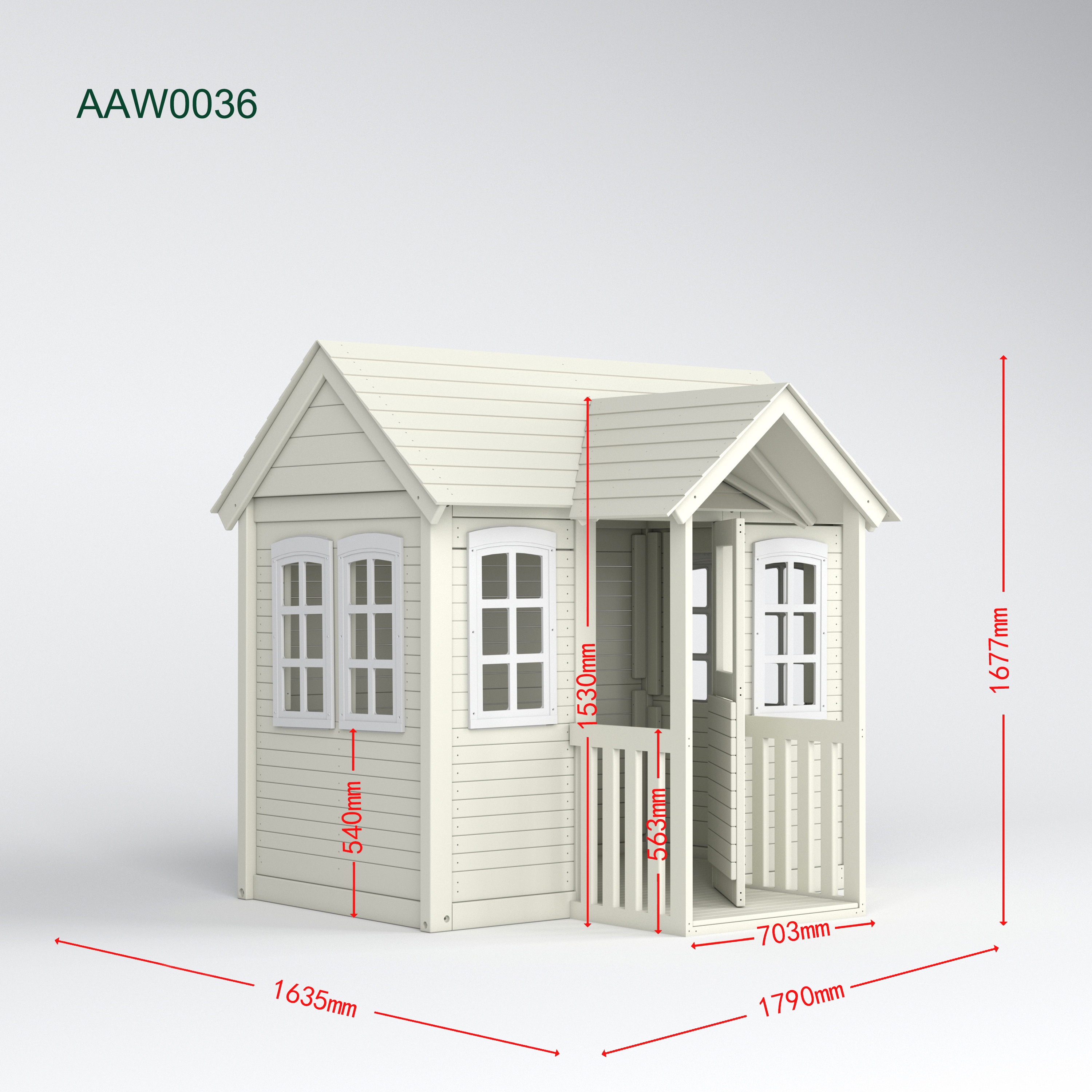 Představujeme model Wideway AAW0036 - všestranná venkovní dřevěná kabina určená pro trvanlivost a víceúčelové použití.